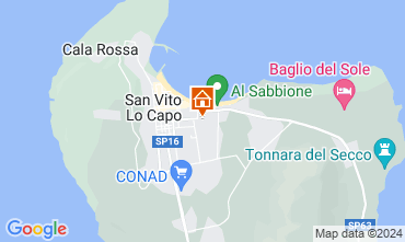 Map San Vito lo Capo Apartment 81360