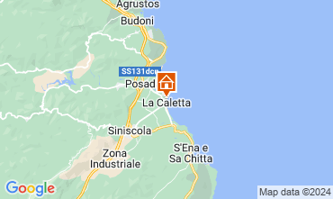 Map La Caletta Apartment 109175
