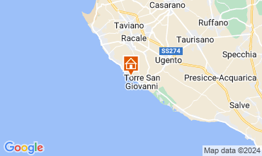 Map Ugento - Torre San Giovanni Apartment 128663