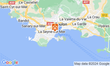 Map La Seyne sur Mer Apartment 128718