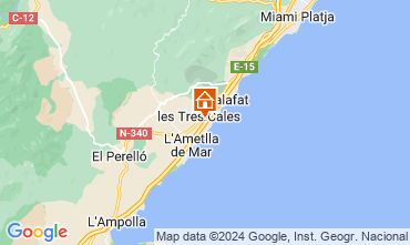 Map L'Ametlla de Mar Chalet 126894