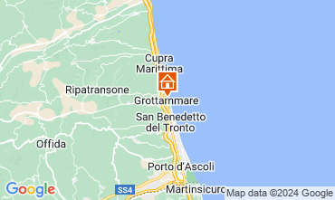 Map Grottammare Apartment 126945