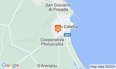 Map La Caletta Apartment 128443