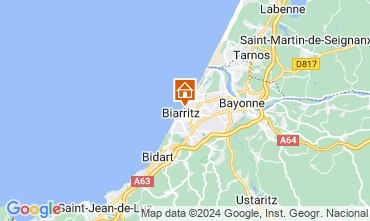 Map Biarritz One-room apartment 122342