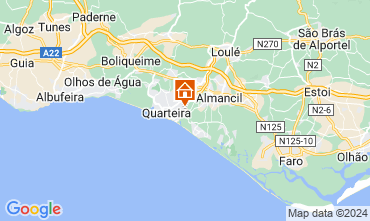 Map Quarteira Villa 128254