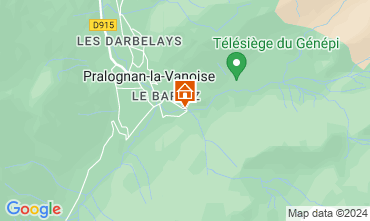 Map Pralognan la Vanoise Chalet 74329