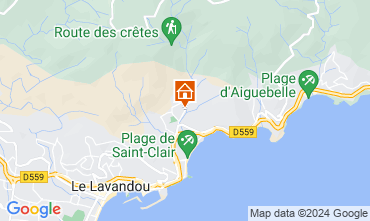 Map Le Lavandou Apartment 128900