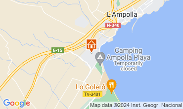 Map L'ampolla Villa 59145