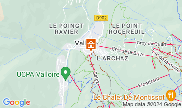 Map Valloire Chalet 100651