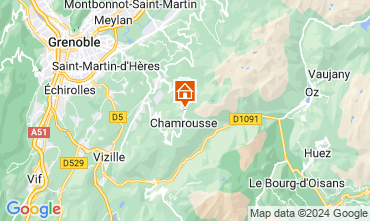 Map Chamrousse One-room apartment 764
