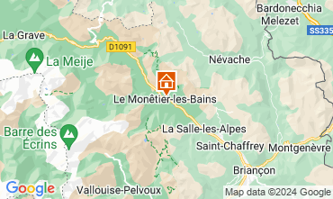 Map Serre Chevalier Chalet 2989