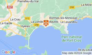 Map La Londe-les-Maures Apartment 75334