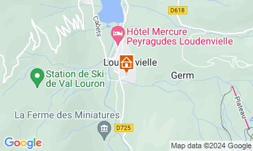 Map Loudenvielle Apartment 124291