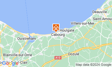 Map Cabourg Apartment 10748