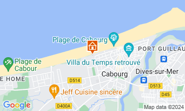 Map Cabourg Apartment 10748