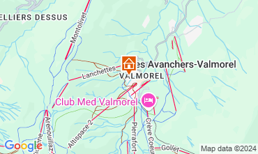 Map Valmorel Apartment 111703