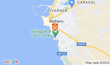 Map Alghero Apartment 89476