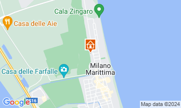 Map Milano Marittima Apartment 124869