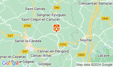 Map Sarlat Villa 128093