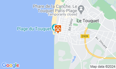 Map Le Touquet Apartment 96150