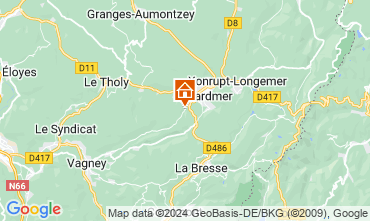 Map Grardmer Apartment 126092