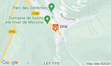 Map Morzine Apartment 66830