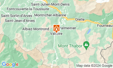 Map Valloire Apartment 3426