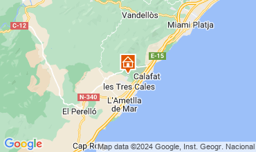 Map L'Ametlla de Mar Chalet 126893
