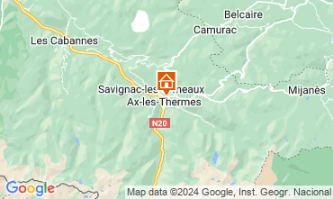 Map Ax Les Thermes House 108174