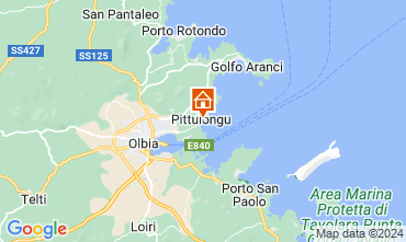 Map Olbia Apartment 79683