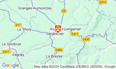 Map Grardmer Chalet 129283