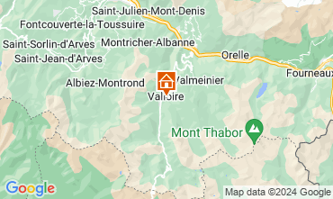 Map Valloire Apartment 100351