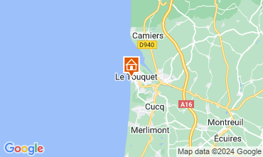 Map Le Touquet Apartment 84476