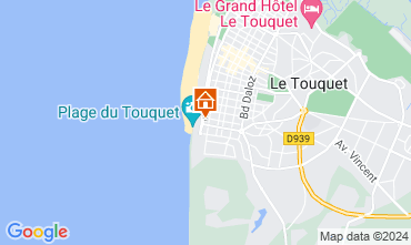 Map Le Touquet Apartment 84476