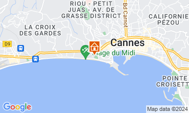 Map Cannes Apartment 66651