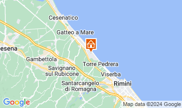 Map Bellaria Igea Marina Apartment 105282