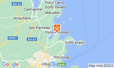 Map Porto Rotondo Apartment 76769