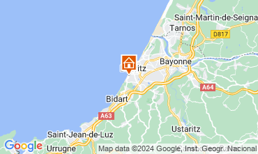 Map Biarritz Apartment 112856