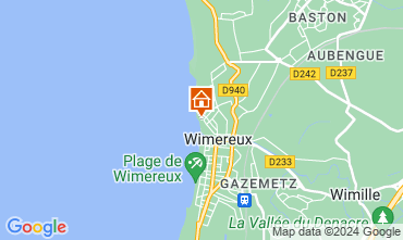 Map Wimereux Apartment 66544