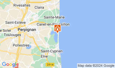 Map Canet-en-Roussillon Mobile home 123795