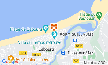 Map Cabourg Apartment 76183