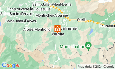 Map Valloire Apartment 3420