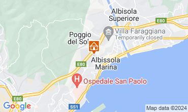 Map Albissola Apartment 83963