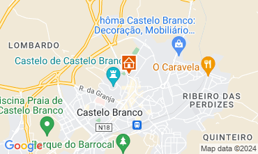 Map Castelo Branco Apartment 128846