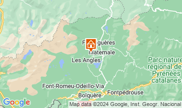 Map Les Angles Chalet 106862