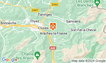 Map Les Carroz d'Araches Vacation rental 634