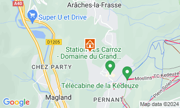 Map Les Carroz d'Araches Apartment 50169