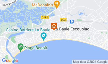 Map La Baule Apartment 63595