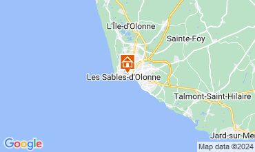 Map Les  Sables d'Olonne Apartment 123300