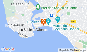 Map Les  Sables d'Olonne Apartment 123300